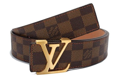 brown and gold louis vuitton belt